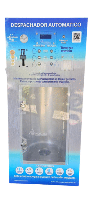 Ventana Despachadora Dual 24 Horas – Purificada y Alcalina